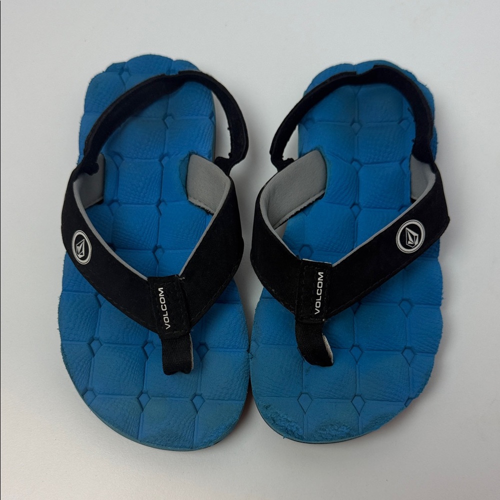 Volcom Kids Sandals - Recliner style Marine Blue Size 12